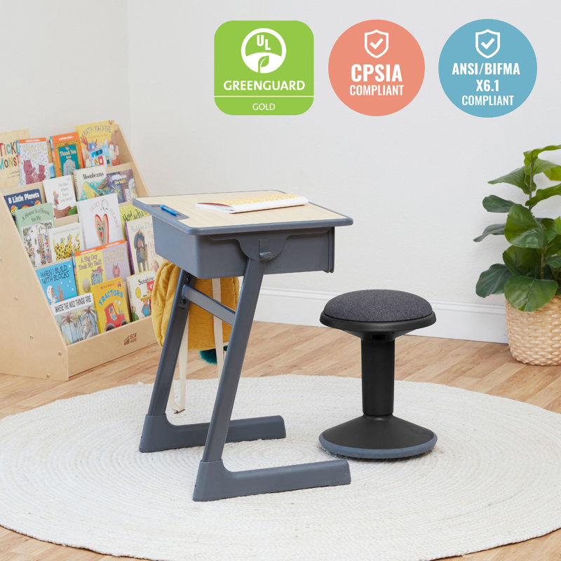 ECR 4Kids Sit Well buy Wobble Stool Black SitWell Childrens Chair